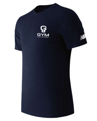 T-shirt à manches courtes pour hommes marine